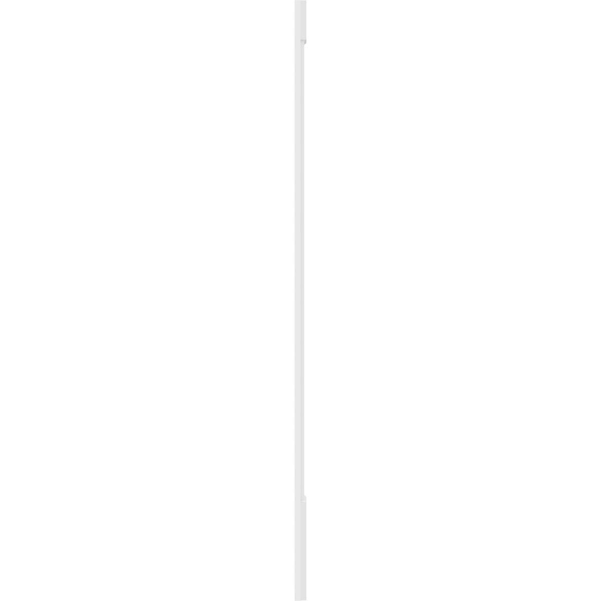 Two Equal Raised Panel PVC Pilaster with Capital and Base (Pair) Z832720