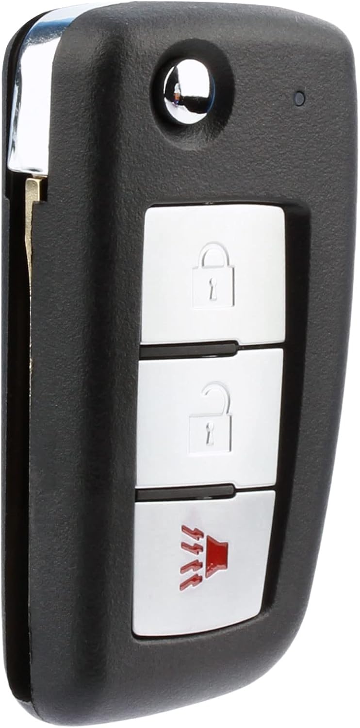 2x Keyless Entry Remote Car Key Fob Flip 3btn Pack of 2 C86620
