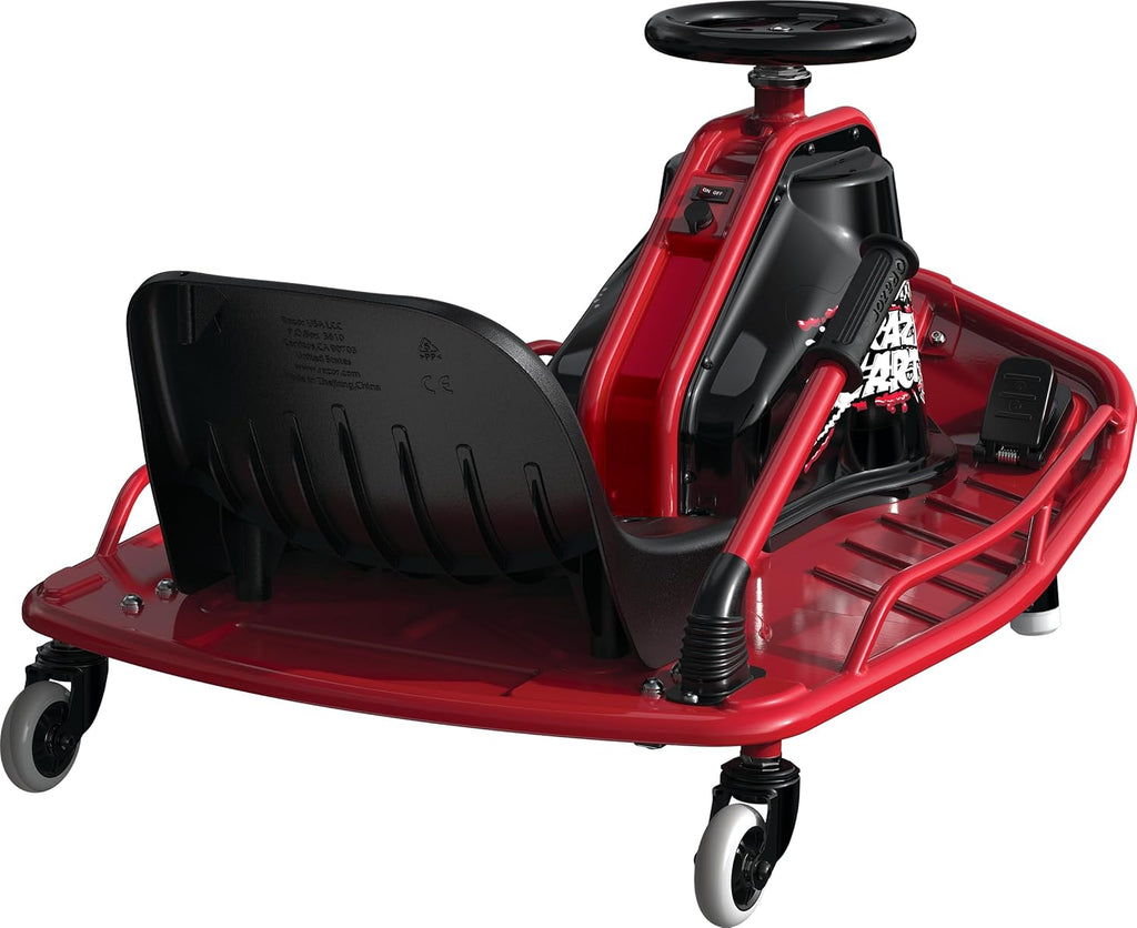 24V Electric Drifting Go Kart, Black/Red V4902