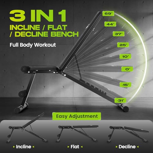 660LBS Fast Foldable Weight Bench with 8 Adjustable Backrests R180943