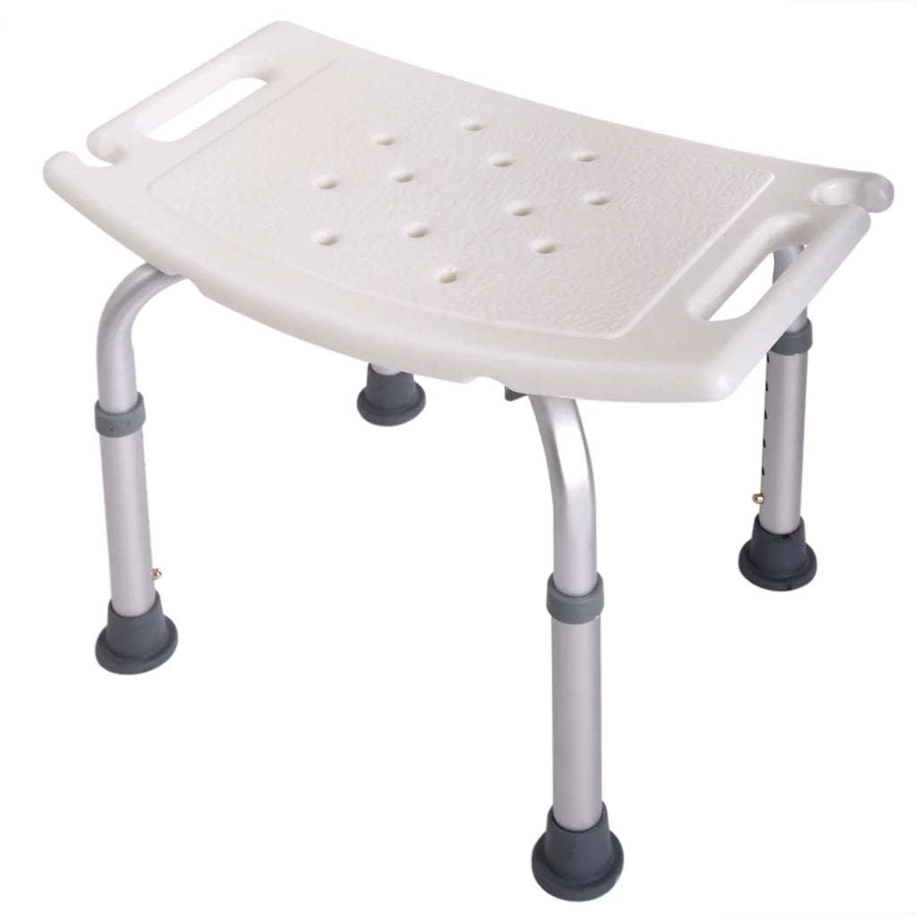 White 6 Adjustable Height Bath Shower Chair C52000