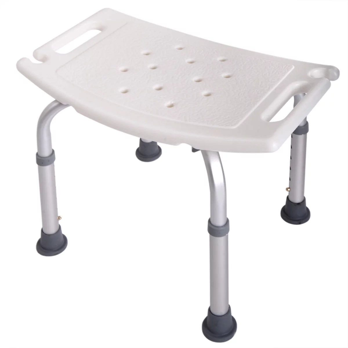 White 6 Adjustable Height Bath Shower Chair C52000