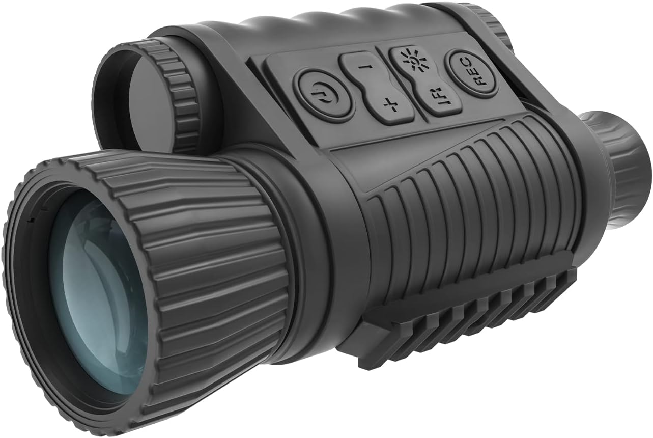 Night Vision Monocular Digital Infrared Camera Scope 50mm Objective Lens HD Camcorder 32G TF Card Hunting Gear V8695