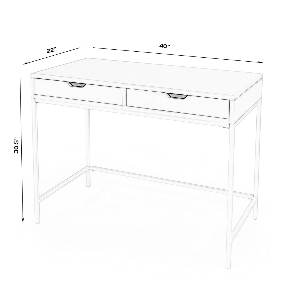 Black Desk with Drawers A887989