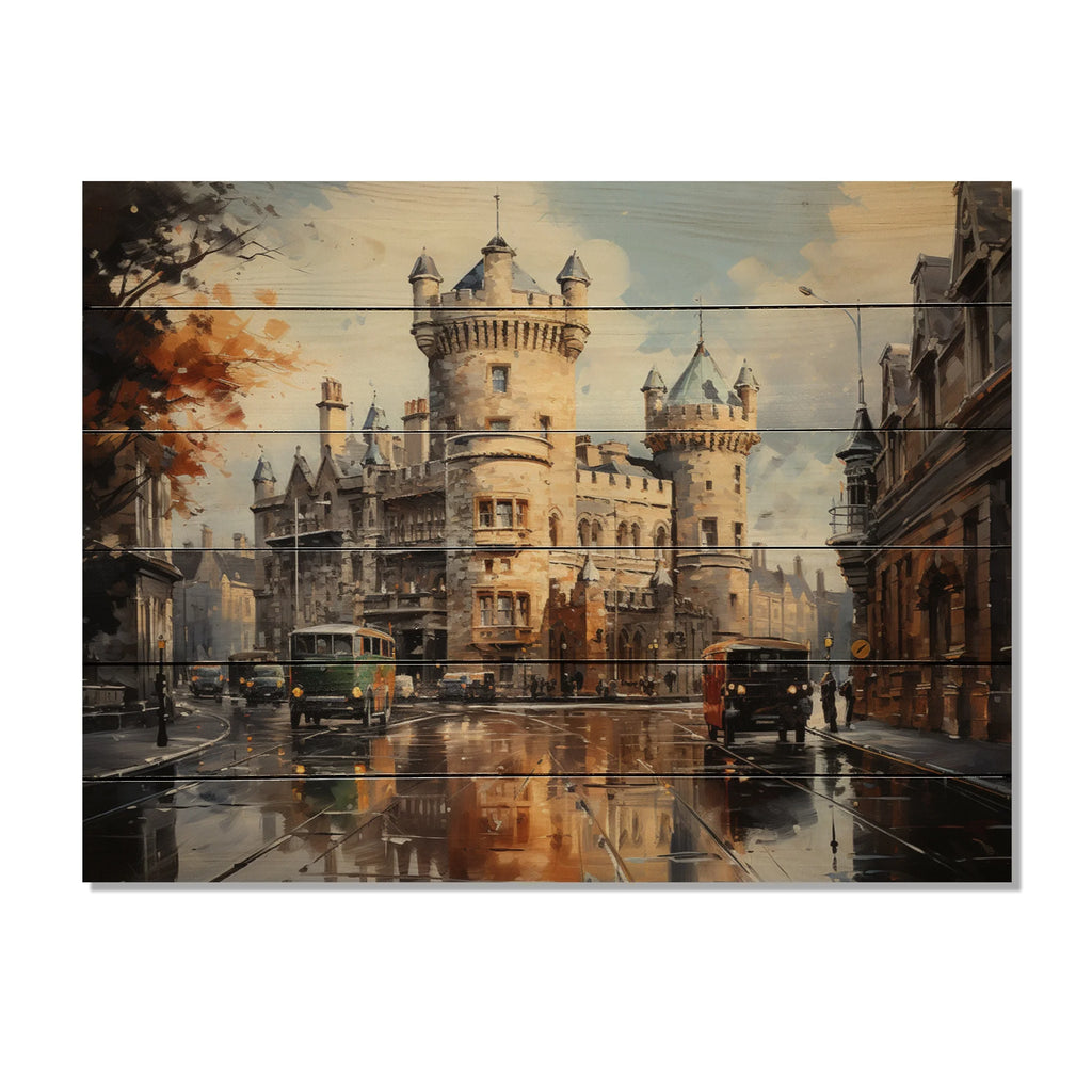Natural Pine Wood Print L96602