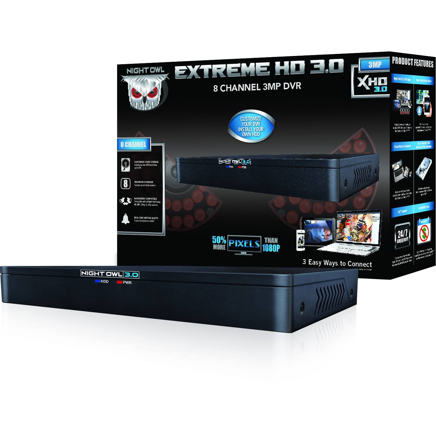 8 Channel 3MP DVR I705