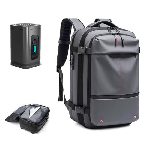 60L Expandable Water Resistant Backpack (Grey) X596125