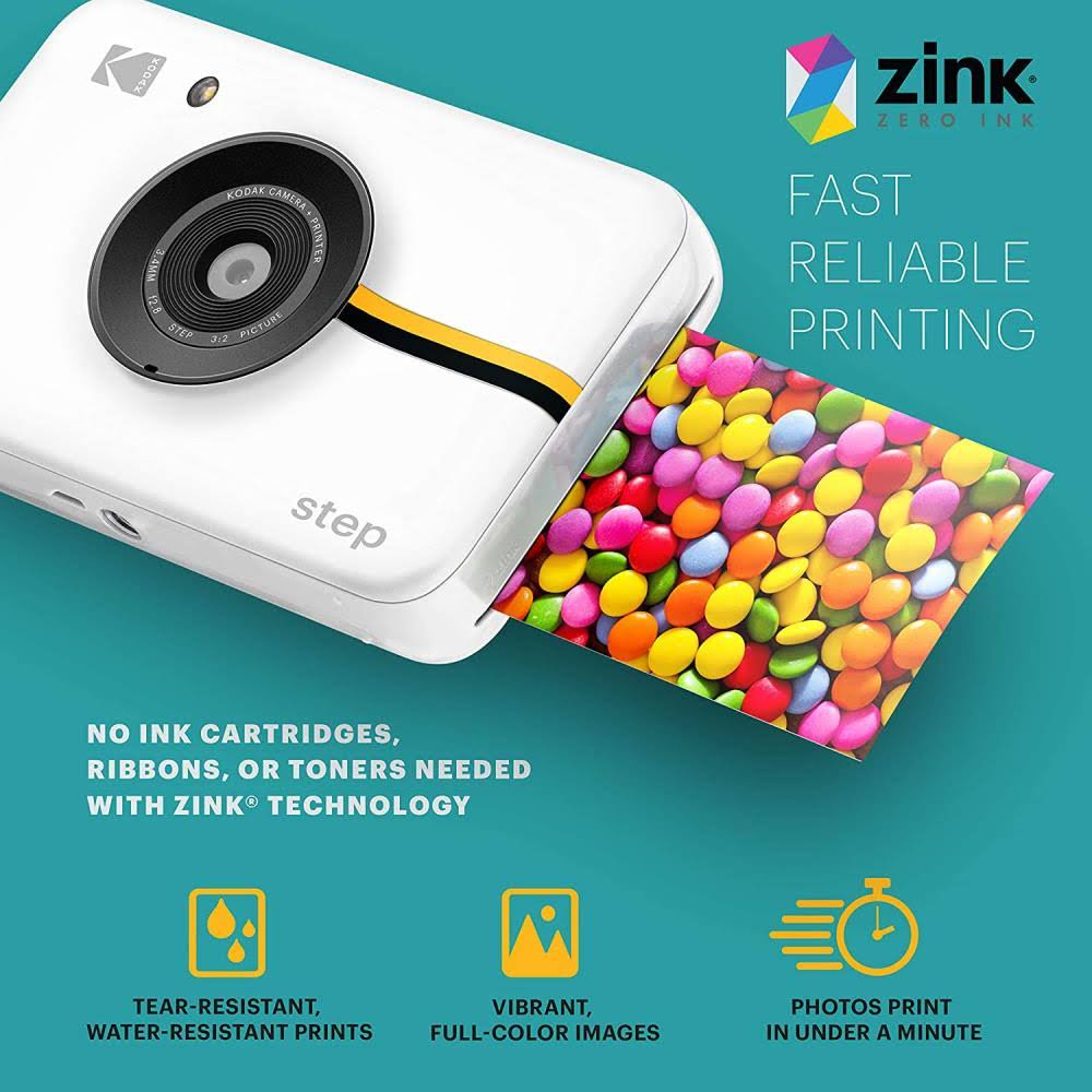White Instant Print Camera M659452