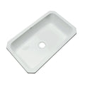 Undermount Acrylic Single Bowl Kitchen Sink in Ice Grey Z167172