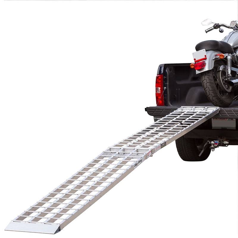 Folding Aluminum Motorcycle Ramp A286617