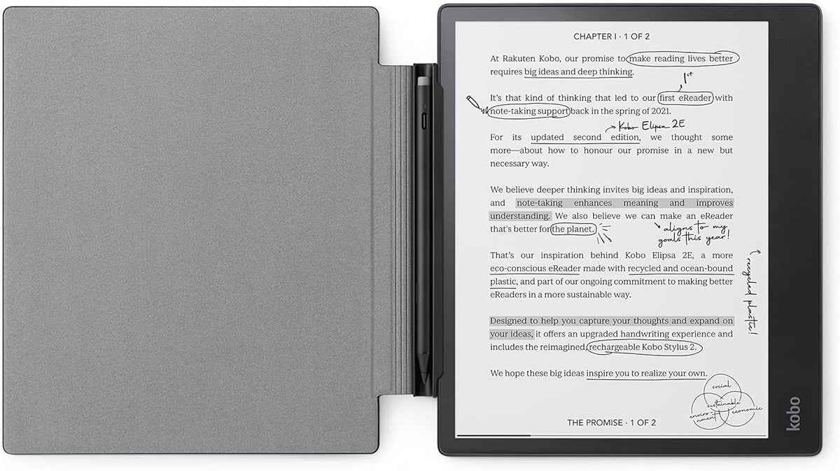 10.3" 32GB eReader with SleepCover (Black) Z84557