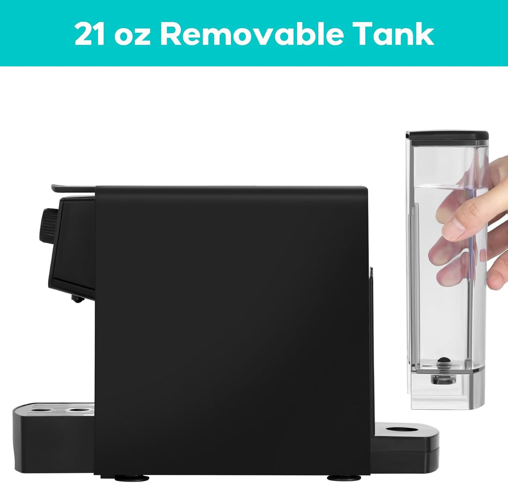 20 Bar Compact Capsule Coffee Machine with 21 oz Removable Water Tank T871