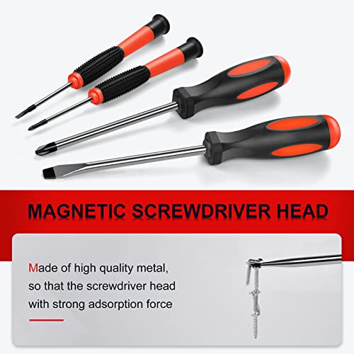 287PCs Hand Tool Set with Hammer, Pliers, Ratchet Wrench, Socket, Portable Tool Box Q38805