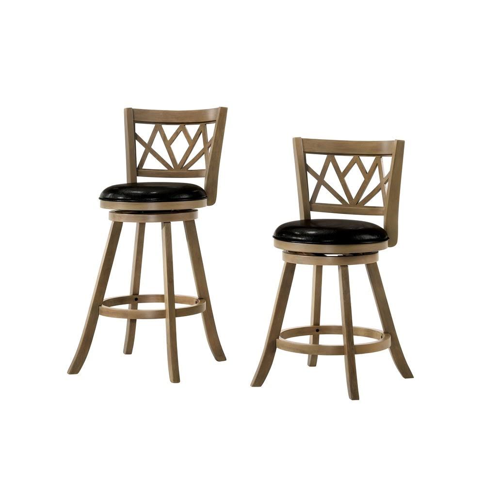 Brown Cherry Swivel Barstool N6169