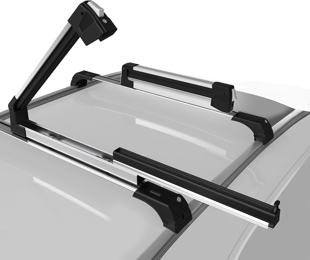 Universal Ski & Snowboard Car Rack with Anti-Theft Lock, 35 Fits Up to 6 Pairs of Skis or 4 Snowboards C127
