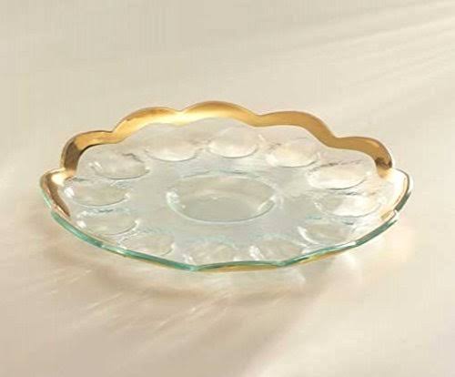 Gold Deviled Egg Platter Z285847