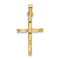 14k Gold Cross Pendant Necklace G191005