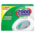 2000 Flushes Plus Bleach, 1.25oz, 2/Pack V832
