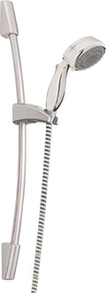 Adjustable Height Hand Held Shower Head With 28 Inch Slide Bar, Satin Nickel Z13433