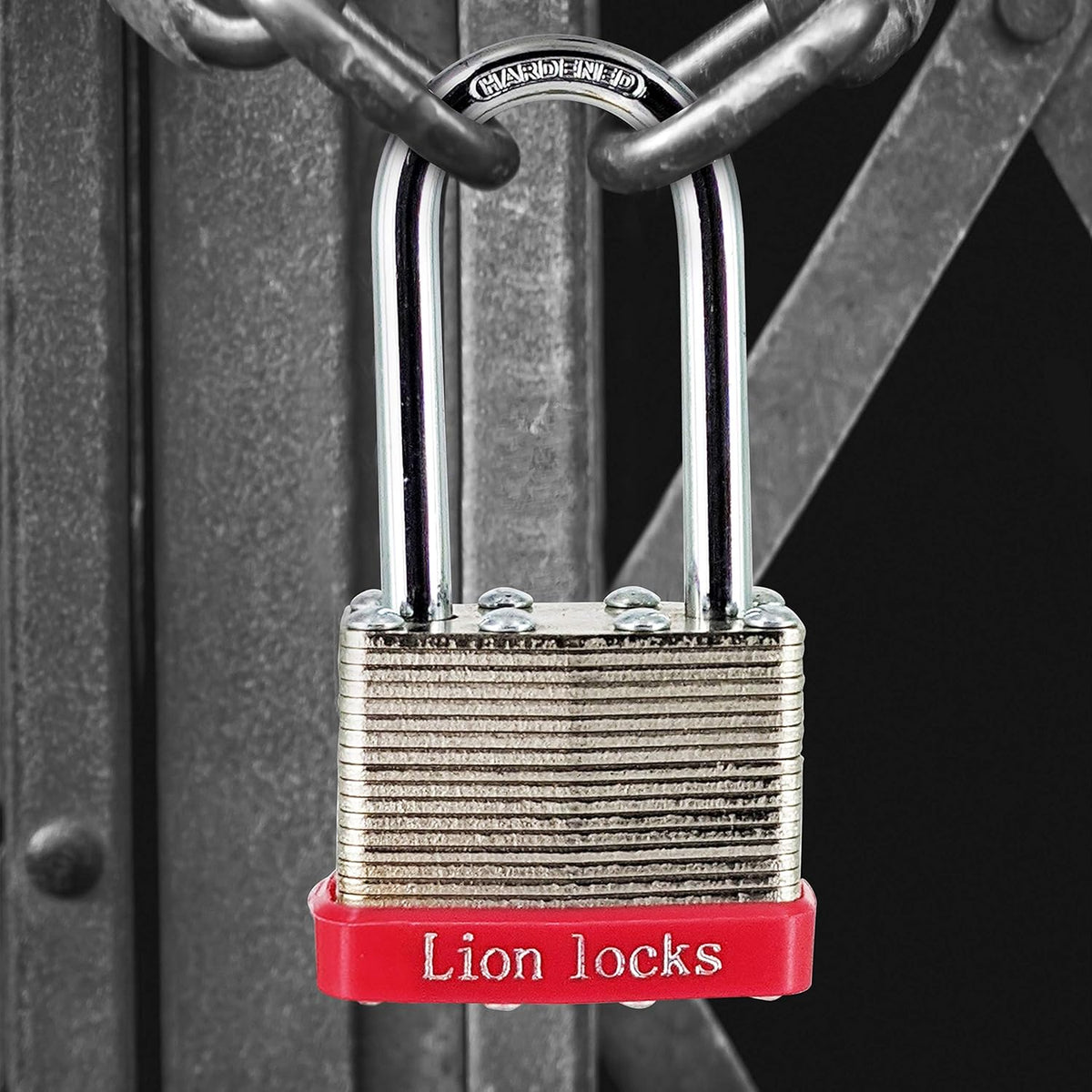 48 Keyed-Alike Padlocks with 2" Long Shackle, Hardened Steel Case, Brass Pin Cylinder S558