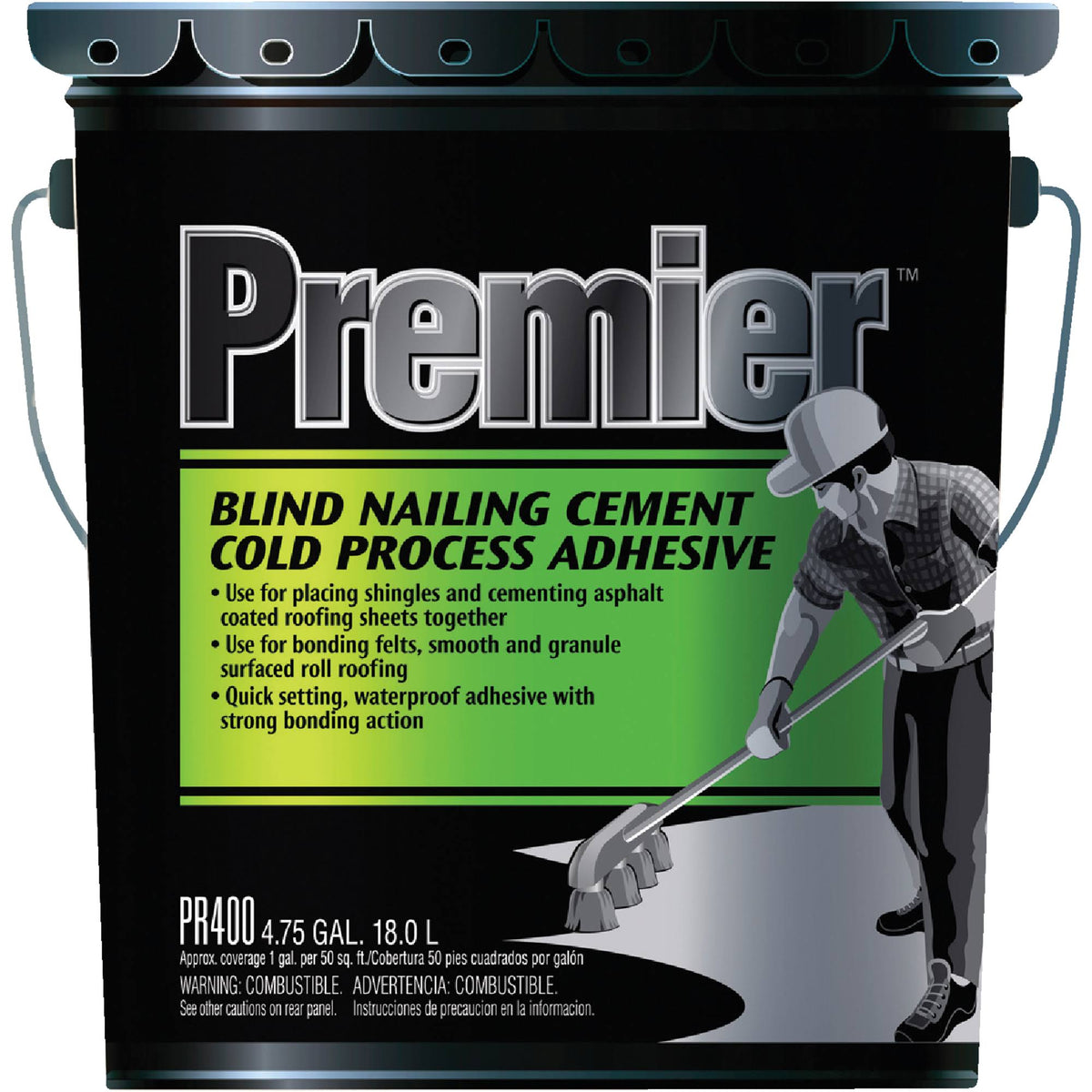 Adhesive Cement, 4.75 Gal R128196