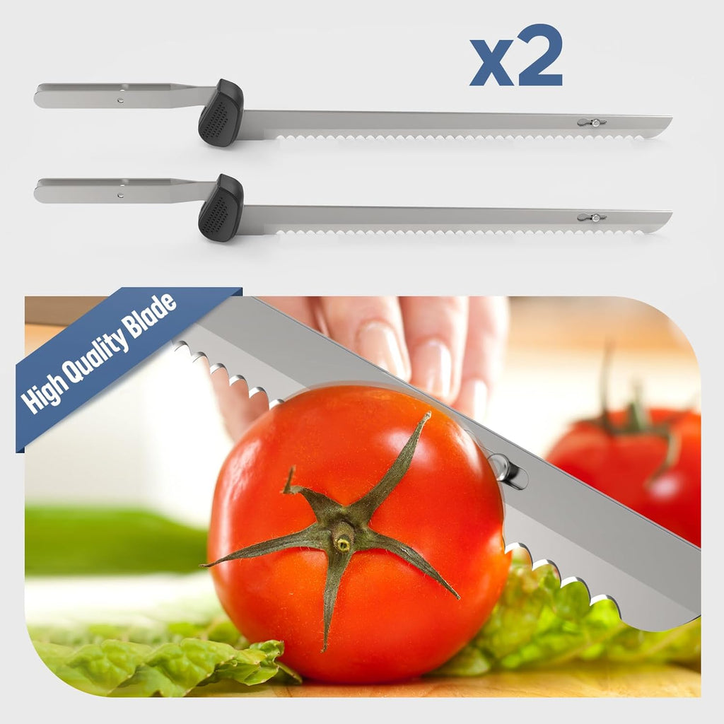 Cordless Electric Knife with Safety Lock Include 2 Blades B809109