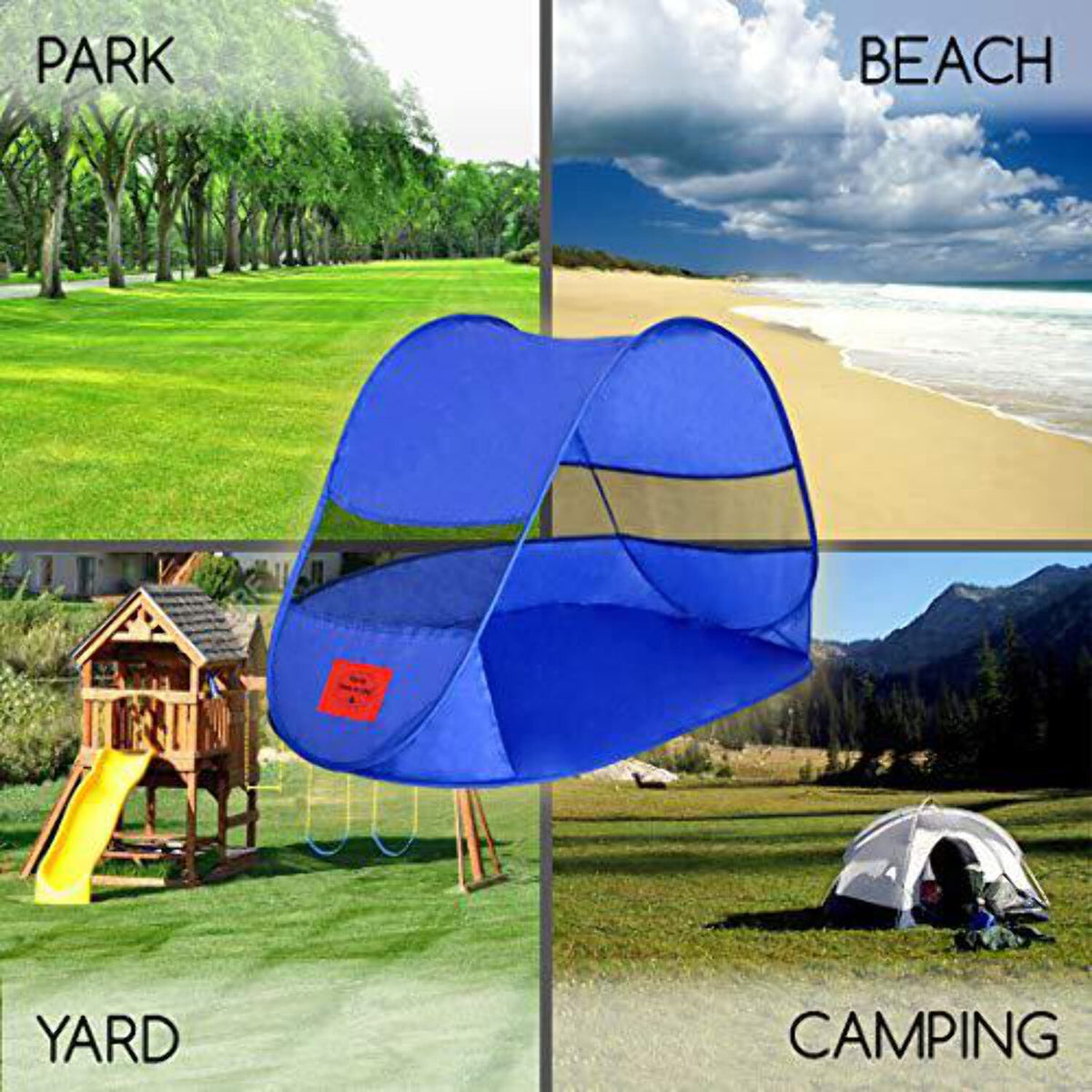 Pop Up Dog Shelter Weather Resistant Doggy Tent P785170