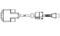RS-232 Mini USB Serial Cable L637