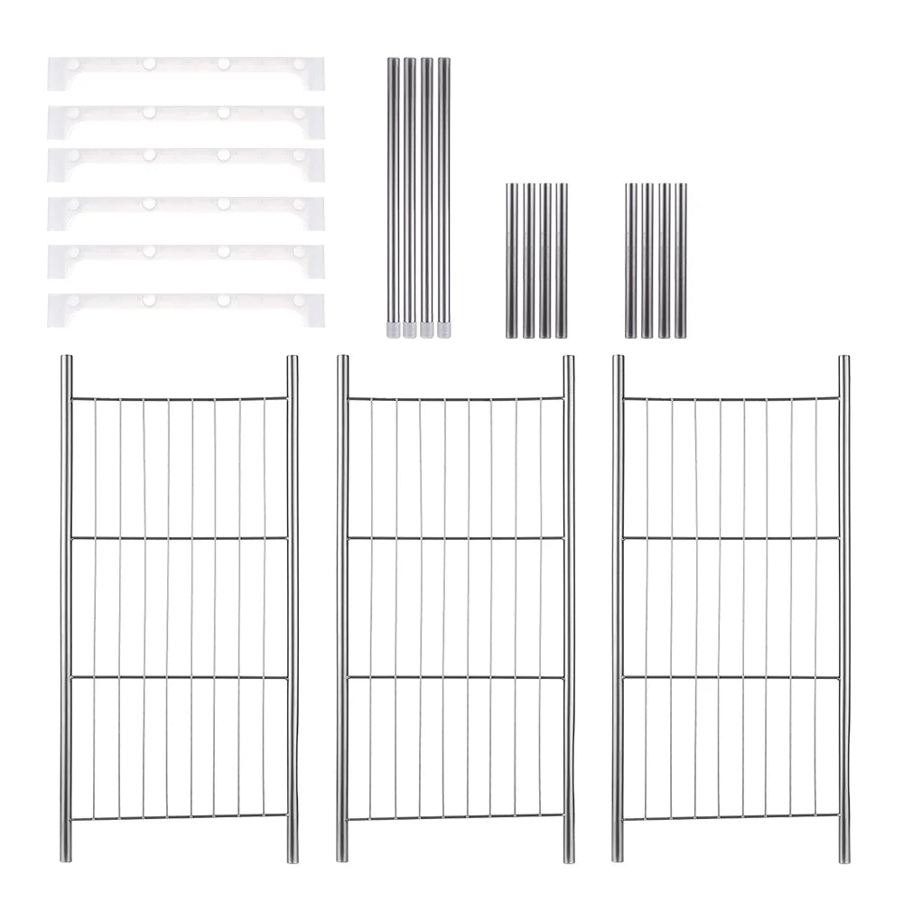 3-Tier Kitchen Storage Shelf Rack Microwave Oven Shelving Unit X844189