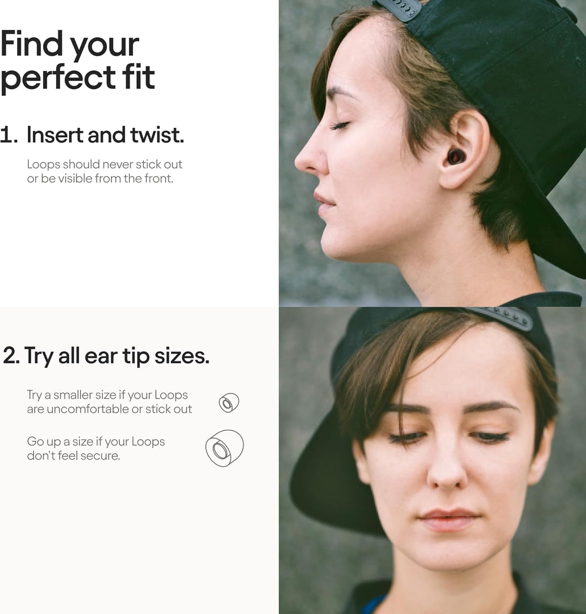 Loop Earplugs Daily Control Plus Bundle (2-Pack) + Mute – Loop Quiet (Black) + Loop Engage Plus (Crystal) + Loop Mute | Reusable Ear Plugs S902535
