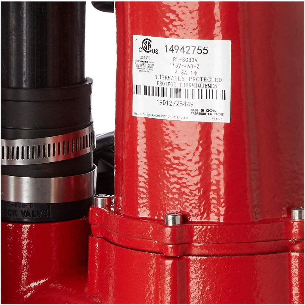 1/3 HP Dual Automatic Cast Iron Sump Pump System F838