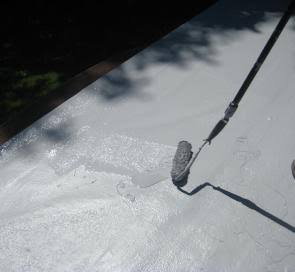 Medium Blue Silicone Roof Coating 5 Gallon G947393