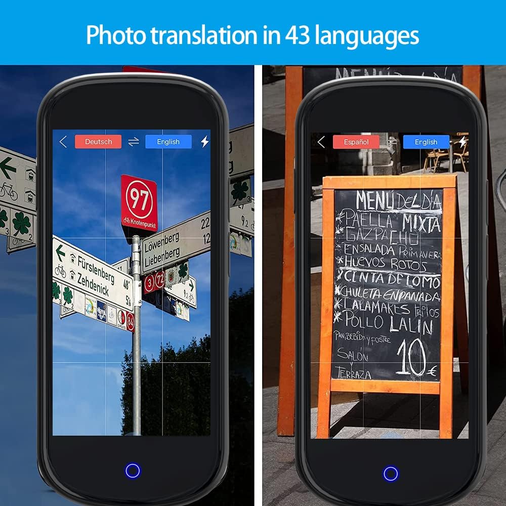 127 Languages Portable Smart Voice Translator Device W759333