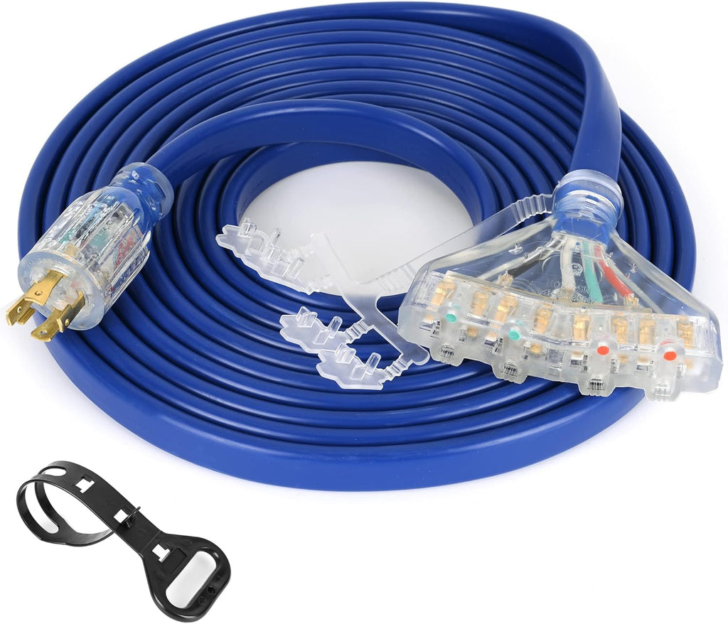 25-Foot 30-Amp 125/250-Volt Generator Extension Cord Pack of 2 I22133