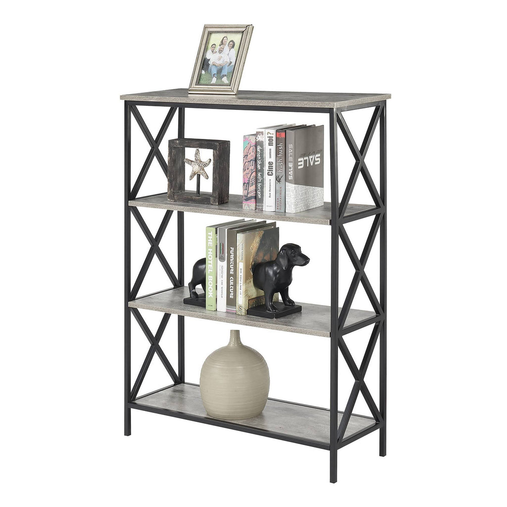 4 Tier Faux Birch Bookcase Q777