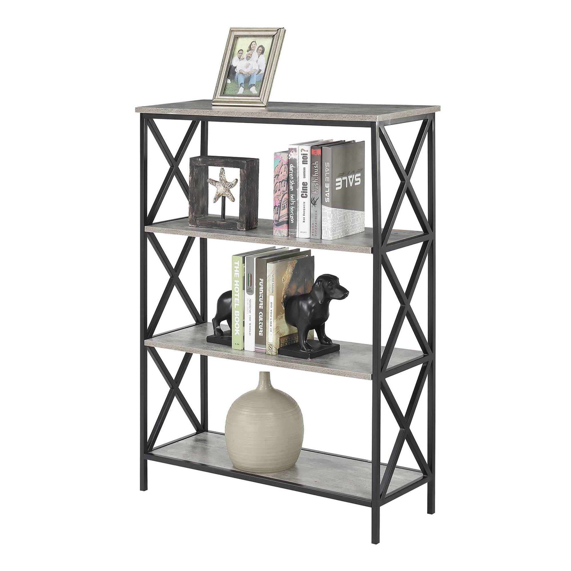 4 Tier Faux Birch Bookcase Q777