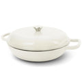 3.8 Quart Enameled Cast Iron Dutch Oven with Lid, Cream White M826732