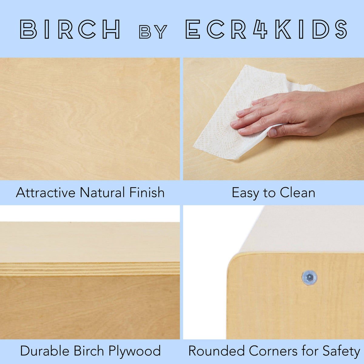 2 Shelf Birch Storage Cabinet B606965
