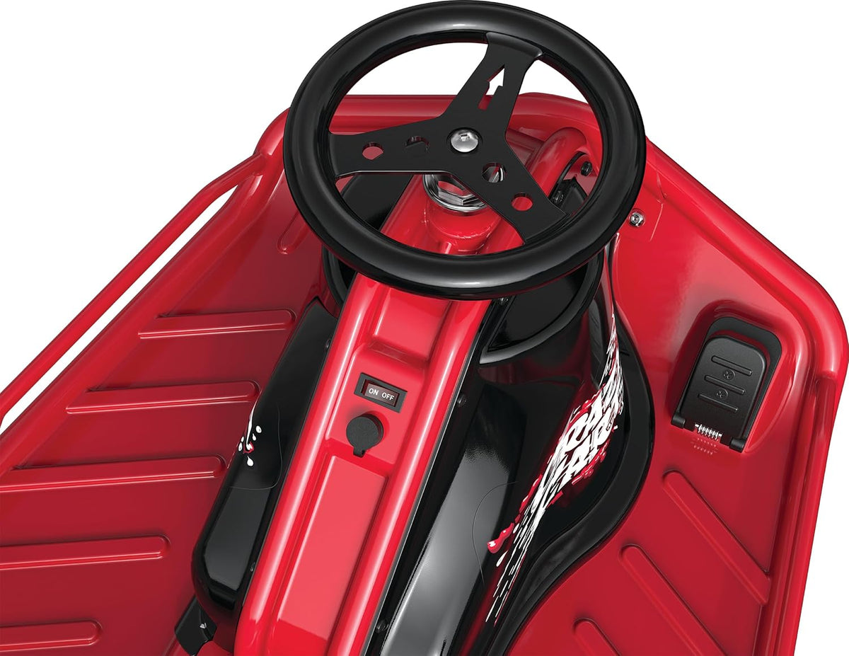 24V Electric Drifting Go Kart, Black/Red V4902