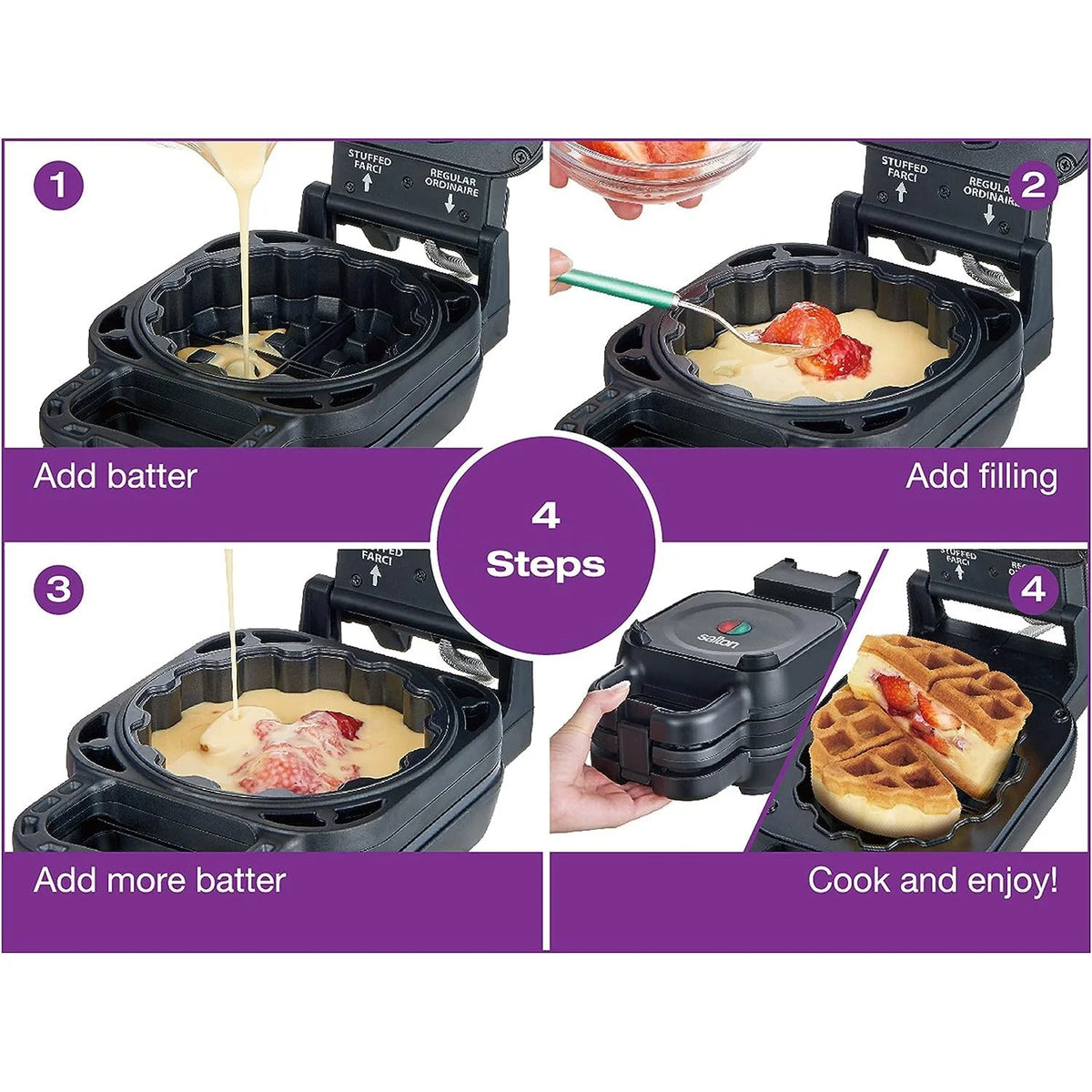 Belgian Waffle Maker V94681