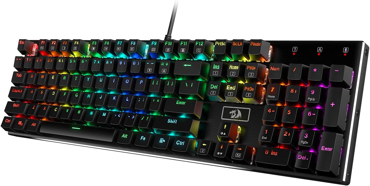 104 Standard Keys Wired Mechanical Gaming Keyboard C875