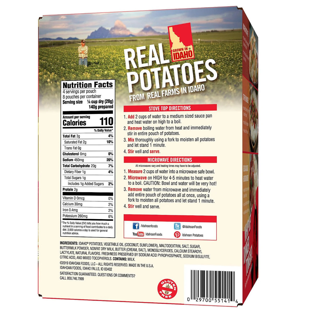 Buttery Homestyle Mashed Potatoes 32 oz 8 pk C138706