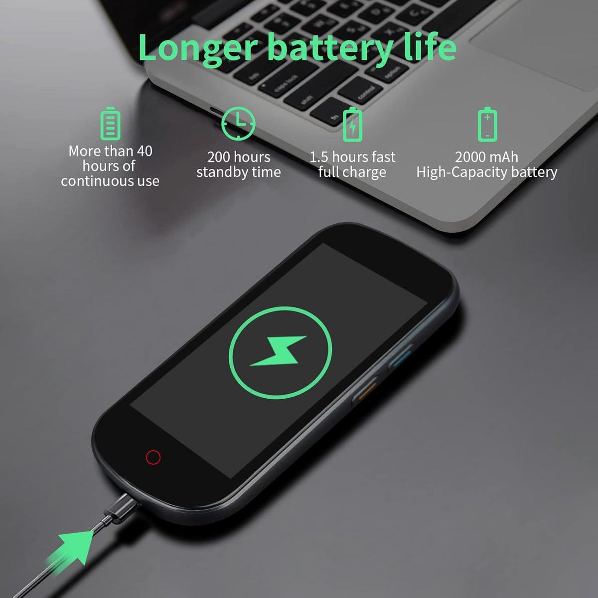 127 Languages Portable Smart Voice Translator Device W759333