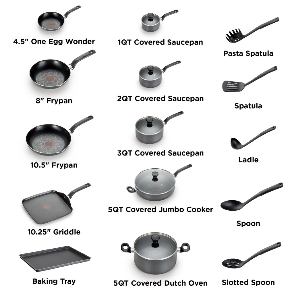20 Piece Nonstick Cookware Set H876