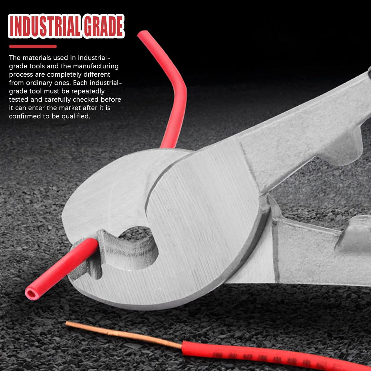 4Pcs 6 8 10 Inch Stainless Steel Cable Cutters with Storage Pouch K388