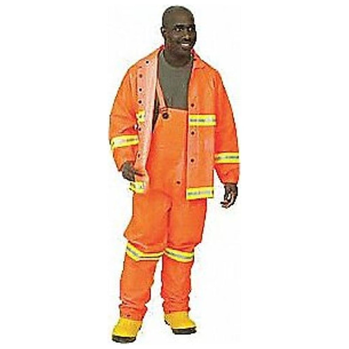 Rain Suit Jacket and Bib, Class 1, Type O, 4XL U4472