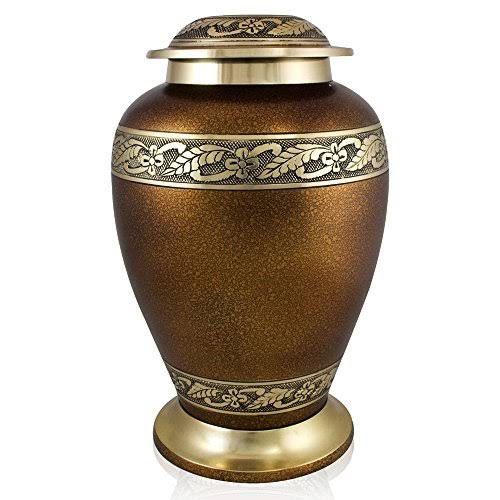 Large Brass Cremation Urn V598561