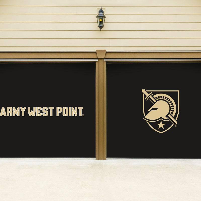 7' x 16' Double Garage Door Decor V4514