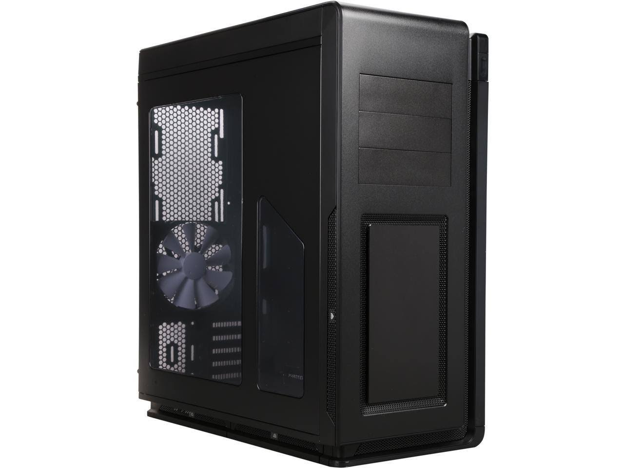 Black Aluminum mATX Tower Computer Case with Window G15532