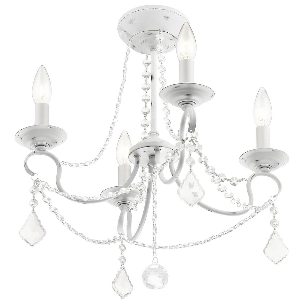 4-Light Convertible Ceiling Light N204